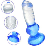 Anal Dildo Realistic Knot Dildo With Suction Cup For Prostate Massage G-Spot Stimulation Adult Sex Toys For Men Women Couples (M)