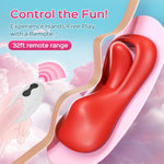 Wearable Vibrator Sex Toys For Women, Remote Control Vibrator With 9 Vibrating Modes, Tongue-Shaped Mini Vibrators Adult Toys, Panties Clitoral Stimulator Pleasure Tools For Female And Couples