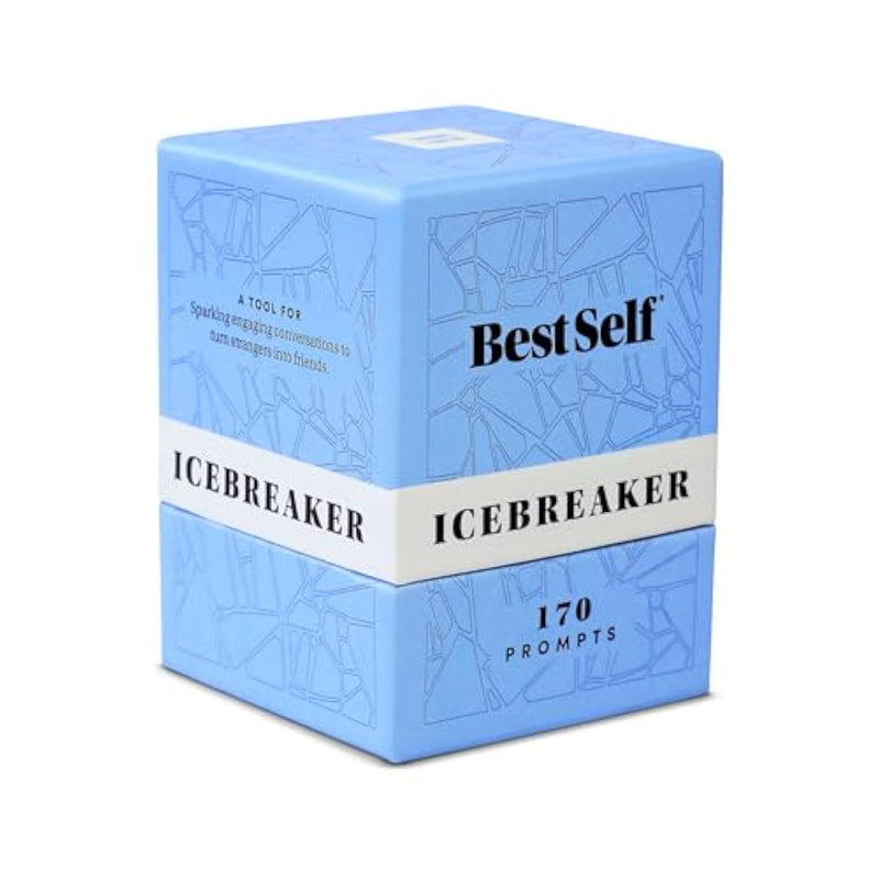 Bestself Icebreaker Card Deck – 170 Conversation Starters To Spark Meaningful Connections | Ice Breaker Game For Adults, Friends & Couples | Date Night, Team Building & Family Card Game