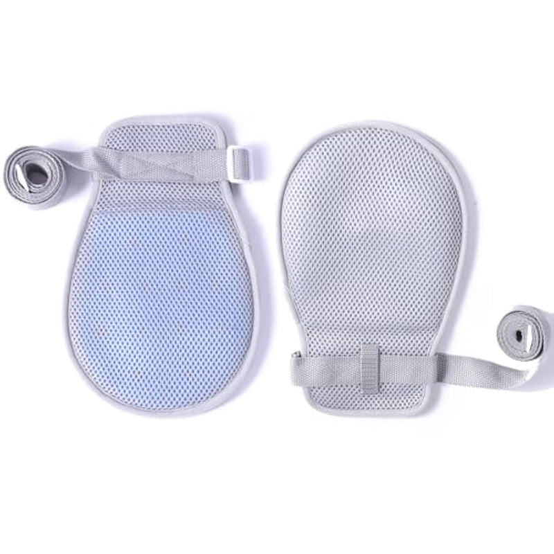 Medical Hand Restraint Gloves, Bed Restraints For Elderly Dementia Patients, Medical Bondage Mittens, Anti Scratch Sensory Gloves For Adults, Hand Protective (2Pcs)