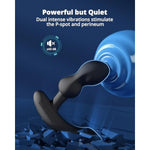 Edge 2 Prostate Massager Adjustable Vibrating Butt Plug, App Remote Control Male Vibrator Anal Dildo Adult Sex Toys & Games For Beginner Advanced Player, Powerful Vibration, Waterproof