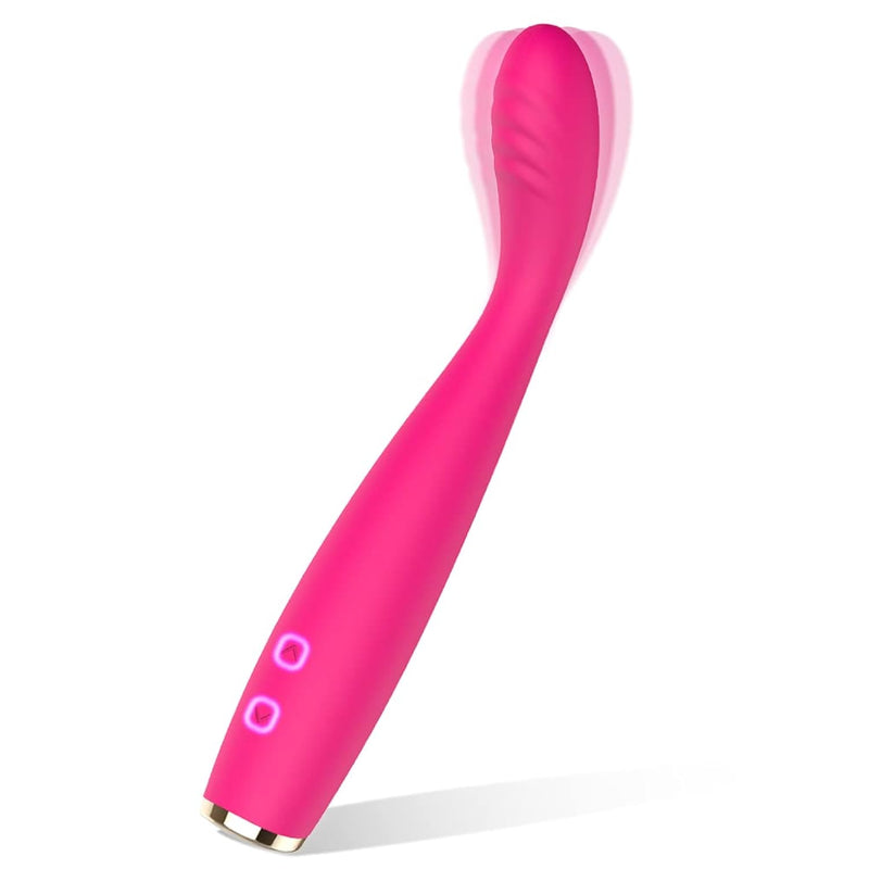 Rose Vibrator, High-Frequency G Spot Clitoris Vibrator With 5 Speeds & 10 Modes - Powerful Clitoral Stimulator, Vibrating Massager Wand For Women For Sex, Pink