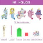 Make Your Own GEM Keychains for Girls - Arts and Crafts for Kids Ages 8-12