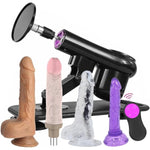 Sex Machine Dildo Machine With Realistic Dildo Fuck Machine For Women, Remote Control With 10 Vibrating & 8 Thrusting Heating Modes, Thrusting Sex Machine For Man Adult Toys Sex Toy With 5 Accessories