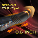 Thrusting Prostate Massager Anal Vibrator, Male Prostate Toy With Vibrating Penis Ring, Gay Sex Toys For Men P Spot Stimulation With 10 Thrusting Vibrating Modes, Anal Butt Plug Cock Rings With Remote