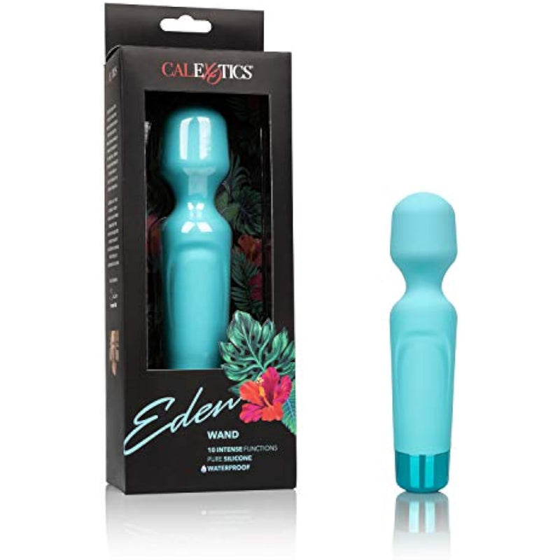 Eden Vibrating Wand, 10 Function Waterproof Silicone Vibrator - Se-0736-47-3