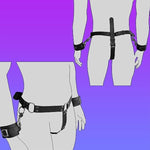 Bdsm Male And Female Chastity Belt Bondage Restraints Devices With Straps Cuffs, Faux Leather Handcuffs Sex Bed Adult Toys, Sex Leash Bondage Fetish Handcuffs Kit Cuff Set For Couples Bedroom Play