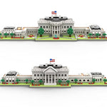 Micro Mini Blocks White House Famous Landmark Model Set,(3000Pieces) -Building And Architecture Toys Gifts For Kid And Adult