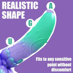 Huge Thick Big Monster Dildo For Beginners, Creature Silicone Alien Dildo With Strong Suction Cup For Anal Massage, G Spot Fantasy Dildos Sex Toys For Women And Couple 7.08" (Green)