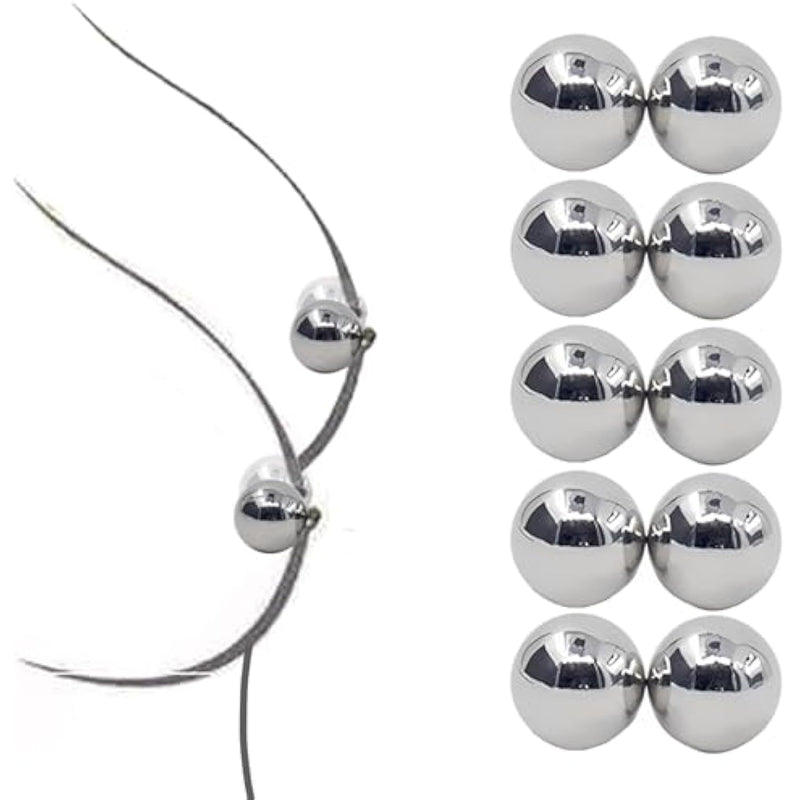 Nipple Clamps for Sex Pleasure Clitoris Labia Clamps BDSM Sexual Stimulate Device clit clamp Fetish Nipple Toys, Fake Nipple Non Piercing Teasers Breast Clips Ball for Women Couple?5 Pairs?