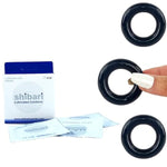 Elastomer Cock Ring For Men (3 Pack), Male Condoms 3 Count Bundle