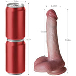 7.64 In Handmade Realistic Large Dildos,Gay Sex Toys Anal Dildo With Strong Suction Cup, Soft Silicone Material, Lifelike Penis For Hands Free Play, Male Masturbator For Men Gay Couple.