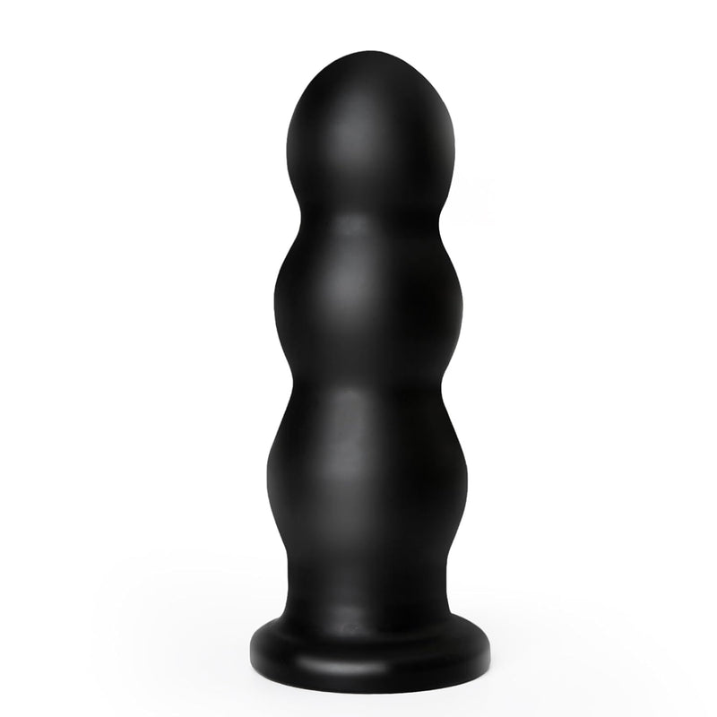 Anal Butt Plug Trainer: Huge Thick Anal Dildo Plug With 3 Bead Butt Plug Anus Dilator Anal Ball Prostate Massage Vaginal Anal Sex Toys For Adult Women Men Advanced Anal Play