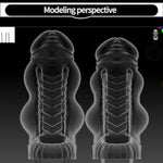 Monster Penis Sleeve For With Stand Silicone Cock Sheath With Cock Ring Hollow Penis Enlarger Pennis Extender Adult Sex Toys (B)