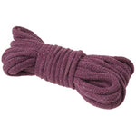 Purple Japanese Bondage Rope by Doc Johnson - Soft Cotton Material