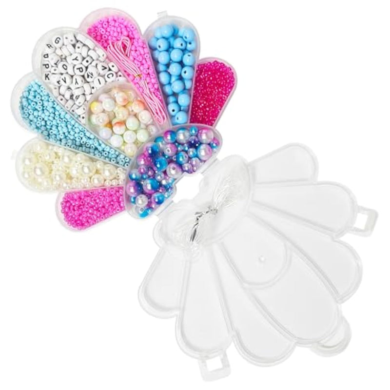 Jewelry Making Kit for Girls with Pearl Beads, Necklace & Friendship Bracelets