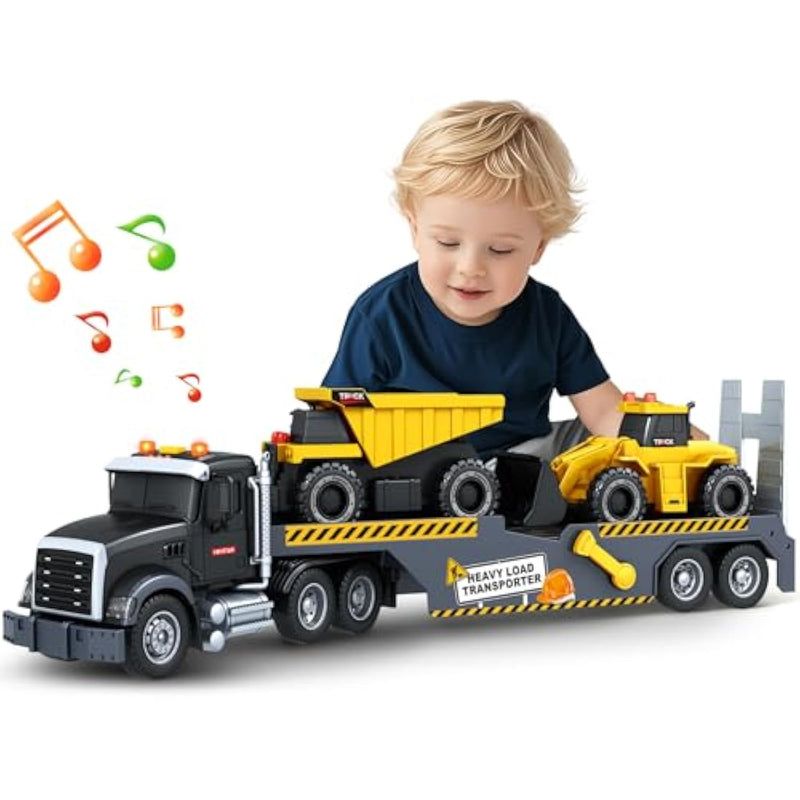 Boy Toys, Toddlers Truck Toy For 3 4 5 6 Year Old Boys, Extra Large Truck Toy With Sounds & Lights, Birthday Gifts For Kids Child 3 4 5 6 Years Old