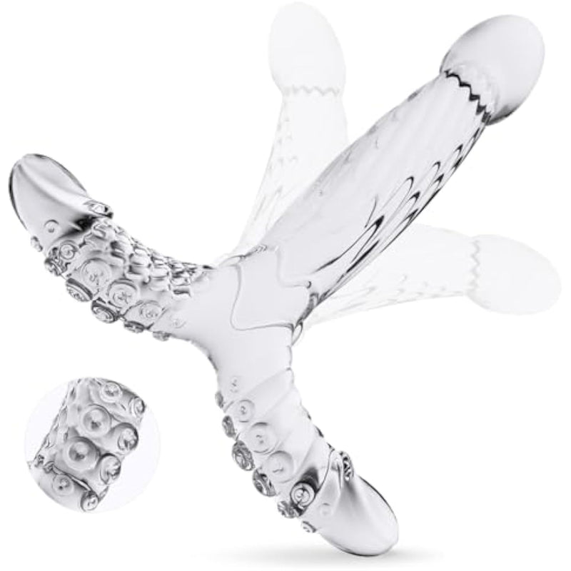 Tentacle Dildo Double Ended Dildo, 8.26“ Realistic Anal Big Thickmonster Dildo, Huge G Spot Fantasy Female Adult Toy Women Sex Toy Men Couple