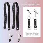 Bdsm Nipple Toys Adjustable Labia & Nipple Clamps, Pussy Clamp Nipple Clips & Clitoris Clamp Breast Flirting Stimulation, Bondage Reastraints Sex Toys For Women Couples Intimate Pleasure Play