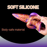 Silicone Tongue Dildo, Anal Docking Plug Sensual Toy Animal Dildo Penis Toy, Colorful G-Spot Stimulation And Anal Play