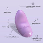Clitoral Vibrator For Women And Couples, Tongue Shape Mini Vibrator With 3 Intensities & 6 Vibration Modes, Quick Orgasm Adult Sex Toys For Clit Nipple Vagina