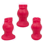 Super Big Hollow Anal Butt Plugs:Hollow Tunnel Liquid Silicone Anal Trainer