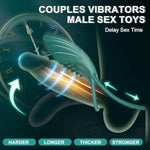 Vibrating Cock Ring Mens Sex Toys With Clitoral Stimulator, Penis Ring Cockring Prostate Vibrator Male Couples Sex Toy With 10 Vibration Mode, App Remote Control Penis Vibrator Adult Sex Toys & Games