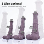 Realistic Horse Monster Dildo with Testis, Prostate & G-Spot Silicone Huge Dildo, Large Animal Dildo with Suction Cup for Thrusting & Expansion, Anal Dildo Sex Toy for Men, Women