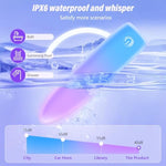 Mini Vibrator Sex Toys, Bullet Vibrators With 10 Vibration Modes Remote Control For G Spot Clitoral Stimulation, Waterproof Soft Silicone Material And Usb Rechargeable, Adult Toys For Women