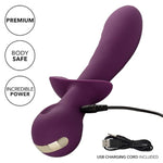 Obsession Lover Vibrator – Premium Rechargeable Silicone Rabbit Massager Sex Toy For Women - Purple