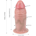 2.63 Inch Thick Ultral Lifelike Realistic Huge Dildo Anal Toy Butt Plug For Men Women Couples Soft Silicone Material Made Strong Suction