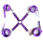 Bdsm Restraints Kit For Couples – Complete Bondage Set With Handcuffs, Blindfold, Collar, Rope – Adjustable, Beginner Friendly, Multiple Sizes & Colors Available (14 Pcs)