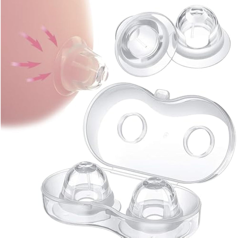Silicone Sucking Nipple Toys Female Sex Toys, Transparent Nipple Sucker With Travel Case For Bdsm Hands-Free Nipple Stimulation Sex Things For Couples Kinky Portable Sexual Pleasure Tools For Women