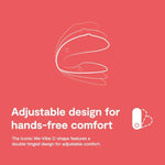 Chorus Vibrating Sex Toys For Couples | Remote Control Vibrator | Wearable App Controlled Adult Toys For Women | G Spot, Clit & Penis Sexual Stimulation Device | Clitoral Couples Gift |Coral