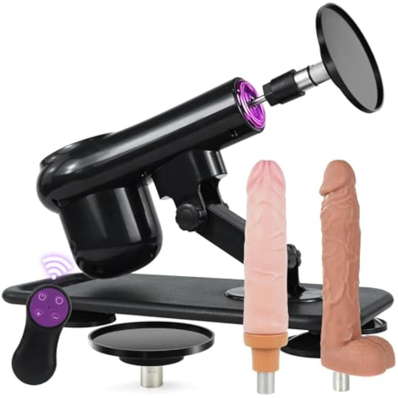 Sex Machine Thrusting Automatic Dildo Machine, Free Hand Powerful Thrusting Sex Machine For Women With Suction Cup Adapter, Female Sex Toy Adult Sex Machines