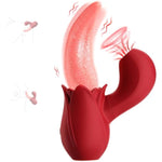 Suction Vibrator, Rabbit Vibrator, Tongue Toy For Women For Clit G Spot Vibrator Stimulation, 10 Sucking & 10 Tongue Licking & Vibrating Adult Toys, Women Couple Play Sex Toys