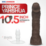 Doc Johnson Prince Yahshua - ULTRASKYN 10.5” Cock - With Removable Vac-U-Lock Suction Cup Base - F-Machine Compatible Dildo - Brown