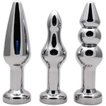 Sex Toy Anal Beads Stainless Steel Butt Plug Prostate Massager With Safe Pull Ring Unisex G Spot Anal Sex Toy For Couples B
