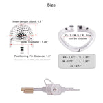 Men'S Super Small Chastity Device Belt Steel Stainless Cock Cage Easy To Wear Adult Game Sex Toy T1950 50Mm