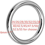 Male Metal Stainless Steel Locking Ring, Pleasure Device, Penis Ring, Bundle, Fixation Ring, Jj Ring, Physical Training, Recovery Of Erection, Penis Ring
