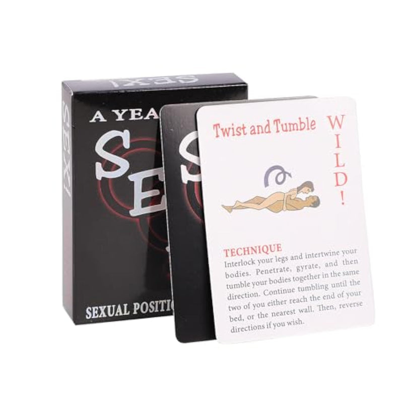 Sex Position Cards,Date Night Sex Card Couple Game Cards, Adventurous Playing Card Game For Couples,Romantic Position Cards Bedroom Games For Couples