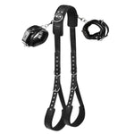 Bdsm Restraints Kit Sex Bondage Set With Handcuffs And Leg Straps Cuffs, Nipple Clamp Eye Mask Include