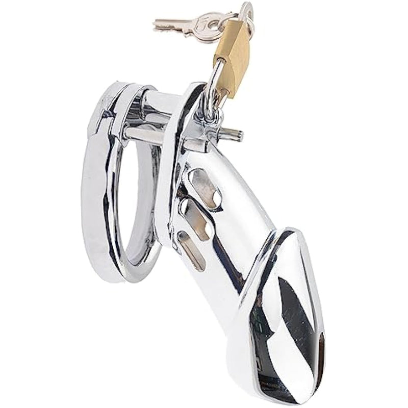 Flat Chastity Cage Lock For Men, Good Concealment, Penis Cages For Man,Couples Bondage Sm Sex Toys (40+45+50)