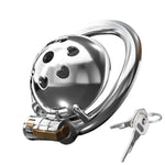 Chastity Device Adult Sm Sex Toys With Heart-Shaped Cover, Male Chastity Cage Penis Lock With Concealed Lock And Key For Men Cock Bondage Of Waterproof Stainless Steel (50Mm)
