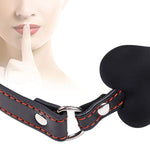 Dog Bone Mouth Gag Black Pet Bone Bite Ball Gag Bondage Silicone Restraint Slave Sm Game For Lover Couple