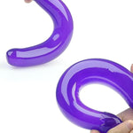 G Spot Dildo Double-Ended Realistic Dildo Butt Plugs Anal Sex Toys Eggplant-Shaped Pleasure Wand Vaginal Stimulation Prostate Massager For Men Women