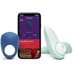 Liberty 2 Sage Pleasure Air Clitoris Sucker With Travel Case & We-Vibe Pivot Vibrating Cock Ring - Couples Sex Toys Bundle