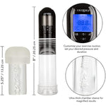 Optimum Series Advanced Automatic Smart Penis Pump, Rechargeable And Customizable Mode With Lcd Screen, Adult Sex Toy Se-1035-60-3