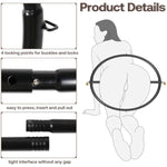 Bdsm Waist And Hip Restraint Rings Sex Toy, Bondage Restraints Stainless Ring With Whip Handcuffs For Couples, Adult Toys Slave Kits With Padlocks Cuffs Spanking Games For Women & Men