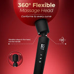 Vibrator Wand Kits, Sex Toys for Women, 3 Silicone Attachments
